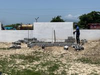 Junta Distrital dice avanza en construcción de cementerio y parque municipal El Palmar.