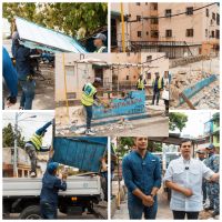 En la intervención se recuperaron más de 300 metros cuadrados de espacio público.
