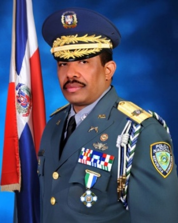 Licenciado José A. Polanco Gómez, jefe de la Policía Nacional, en foto de archivo