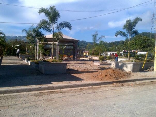 Parque en la fase de terminación 