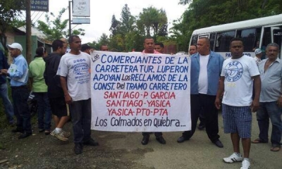 Choferes de Yásica y comunidades en la carretera de Luperón anuncian protesta:  