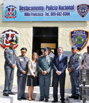 Inauguran la primera oficina Policial de atención al ciudadano en el Destacamento del sector Villa Francisca