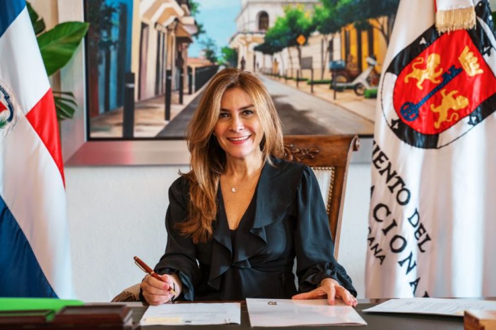 Alcaldesa del Distrito Nacional, Carolina Mejía.