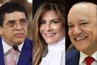 Dío Astacio, Carolina Mejía y Ulises Rodríguez.