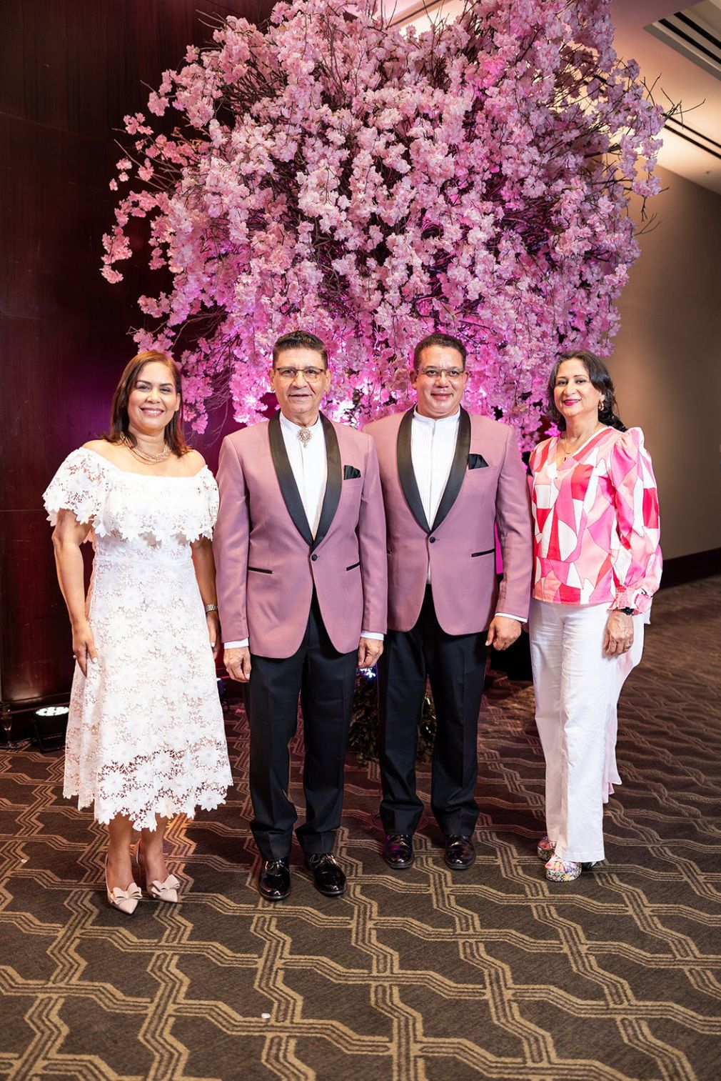 Alexandra Tabar, Bismarck Morales Jimenez, Junior Jorge y Norka Díaz.