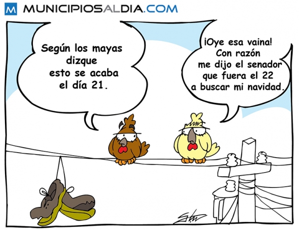 Caricatura al día 20 de diciembre de 2012.