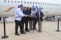Línea aérea inauguró nueva ruta La Romana -Curazao