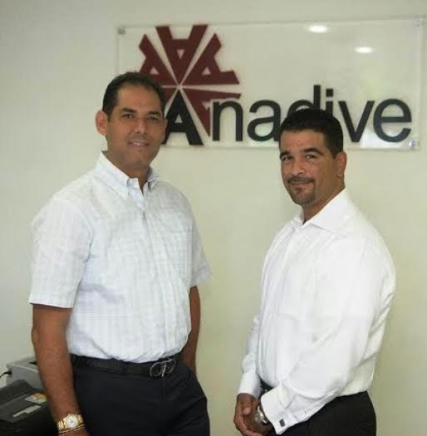 Luis Taveras, director de Anadive y Marlon Bonelly, Coordinador de la Comisión Organizadora