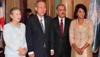 Danilo Medina y Ban Ki Moon.