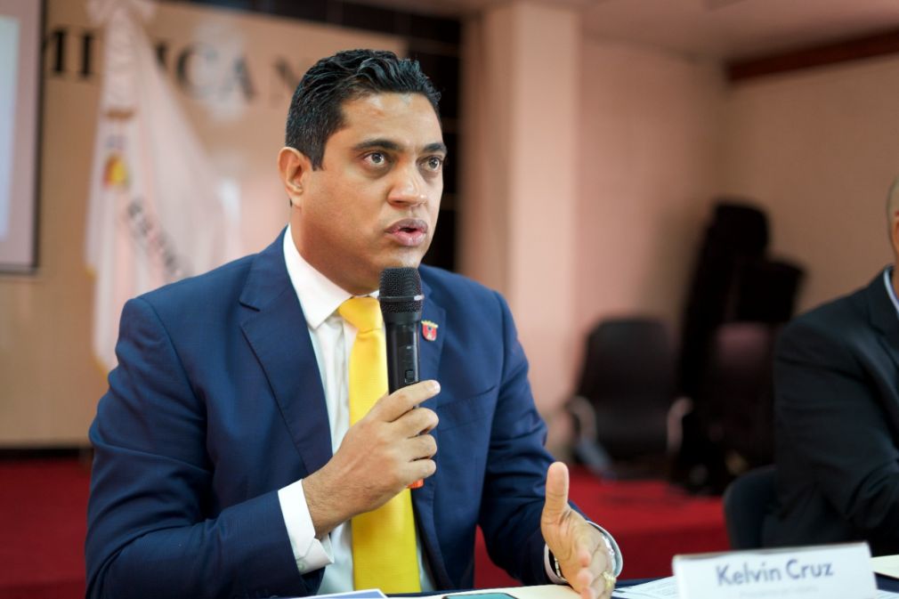Kelvin Cruz, presidente de la Federación Dominicana de Municipios (Fedomu) y alcalde de La Vega.