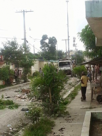 Moradores se lanzan a las calles reclamando su reparación Sabana Grande de Boyá