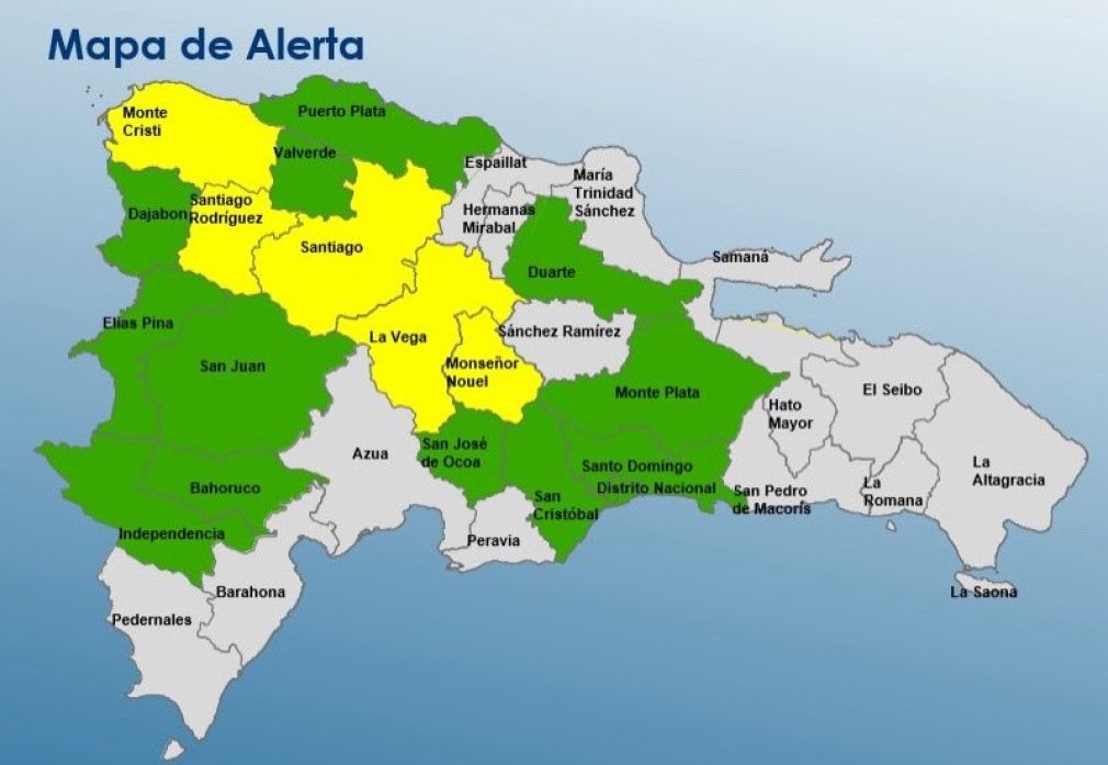 El INDOMET informó que este fin de semana se mantendrán las lluvias y riesgos de inundaciones.