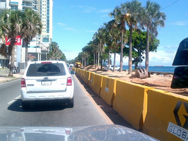 El Malecón de Santo Domingo será cerrado el jueves 4 y sábado 6 por trabajos de la CAASD.