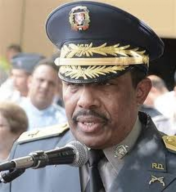 Mayor General José Armando Polanco Gómez, Jefe de la Policía Nacional.