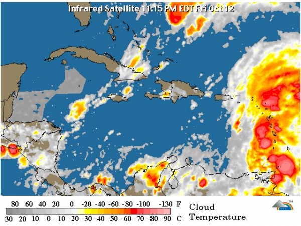 Onamet vigila sistema de baja presión sobre las Antillas Menores