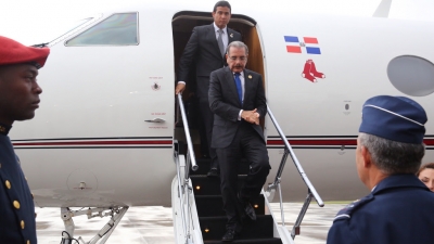Danilo Medina regresó al país