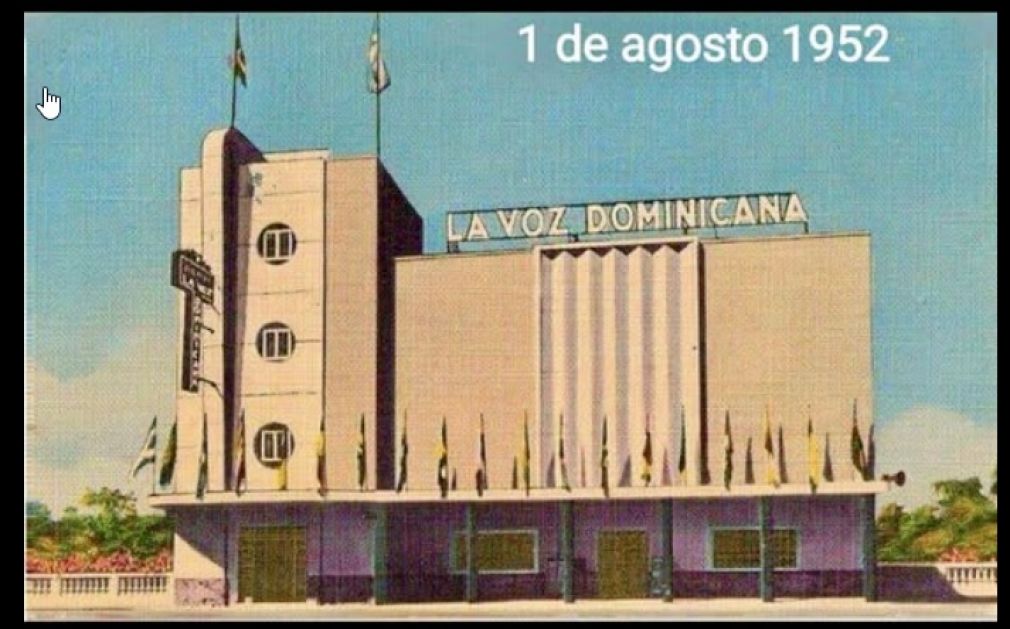 El Palacio Radiotelevisor La Voz Dominicana. Foto AGN. Álbum de Oro de la Era de Trujillo.