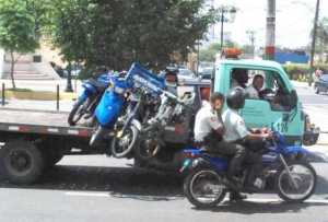 Amet retiene 162 motos por violaciones a prohibiciones de tránsito