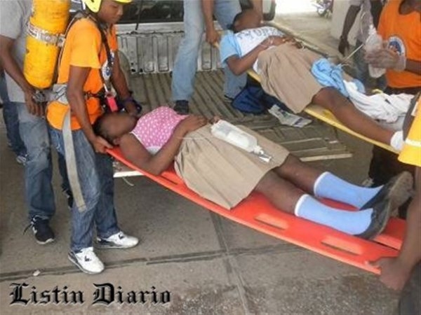 Estudiantes intoxicados en escuela Santa Fe San Pedro