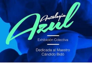 Presentan colectiva Antología Azul dedicada a Cándido Bidó: 