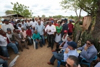 Presidente Danilo Medina en la comunidad El Gato, en el Distrito Municipal Cumayasa, la Romana. 