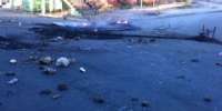 Protestan en Esperanza por electricidad y arreglo de calles : 