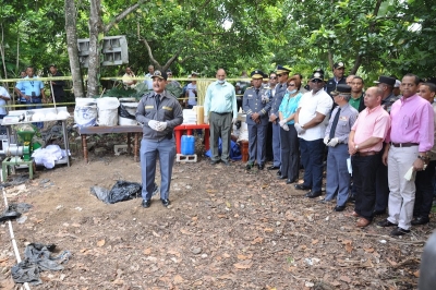 Policía y Ministerio Público decomisan 225 kilos de pasta base para elaborar cocaína