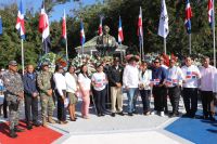 Conmemoran 212 aniversario natalicio Juan Pablo Duarte e inauguran Plaza de la Bandera en Dajabón.