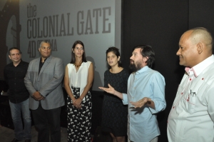 Laura Amelia Guzmán e Israel Cárdenas hablaron con el público presente sobre la producción de la película Dólares de Arena.
