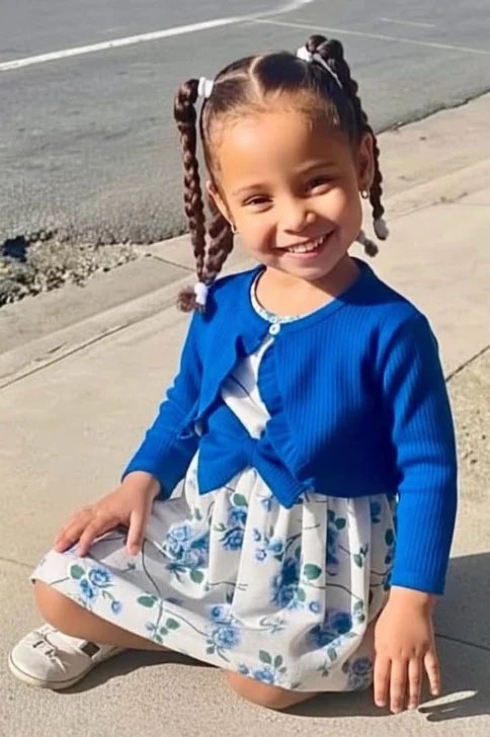 La niña Brianna Genao Rosario se encontraba jugando en el patio de la casa de su abuela al momento de su desaparición.