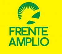 Bandera del Partido Frente Amplio en República Dominicana.