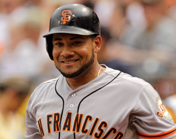 Melky Cabrera goza sus éxitos con los Gigantes 